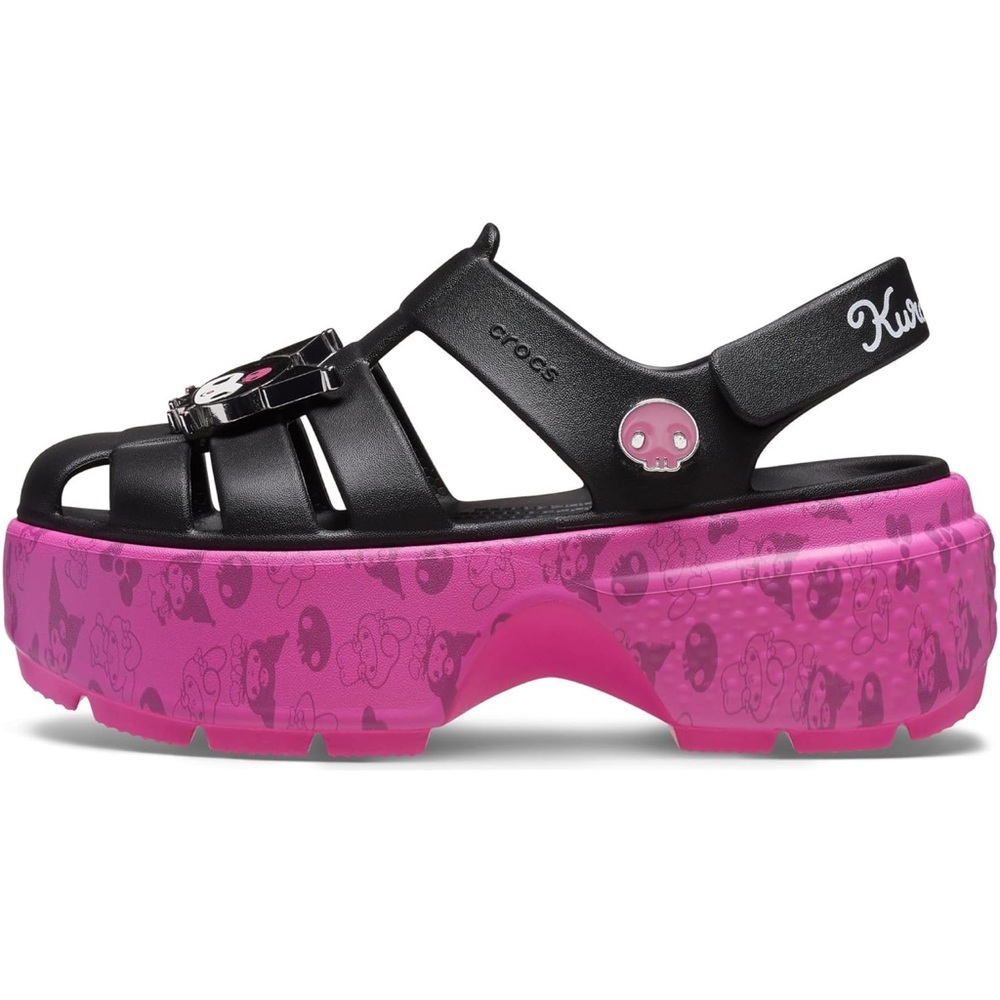 Crocs Women's Sanrio My Melody/Kuromi Stomp Sandals, Size 10 Women, EUC - Picture 5 of 7